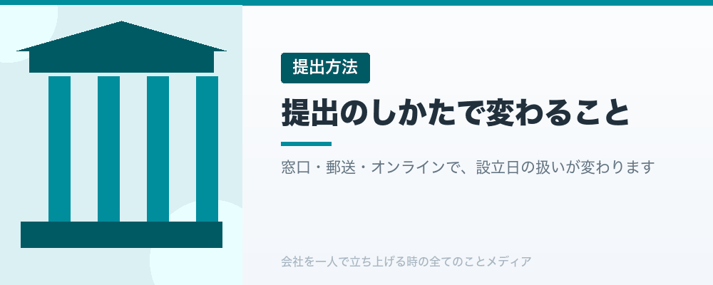 提出のしかたで変わること