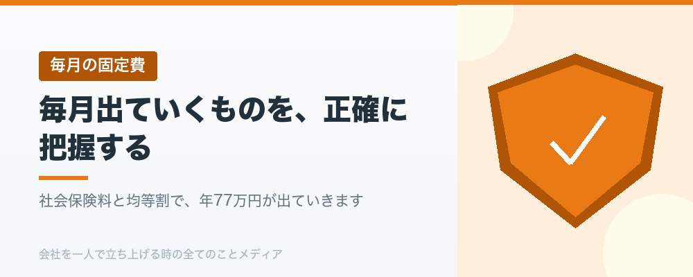 毎月出ていくものを、正確に把握する